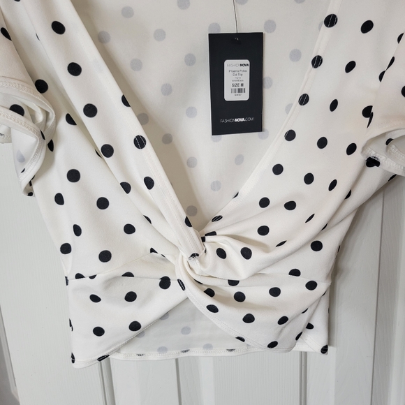 Polka dot crop top - Picture 3 of 5